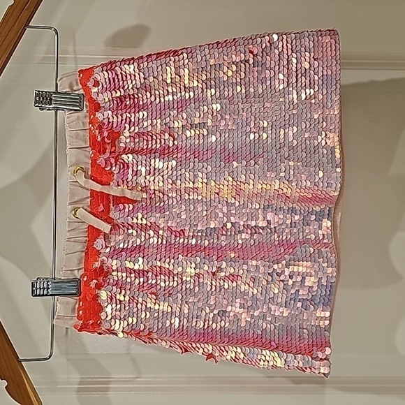 J. Crew Crewcuts Mermaid Sequin Drawstring Skirt - Size 4/5 - Picture 2 of 8